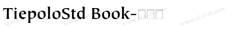 TiepoloStd Book字体转换